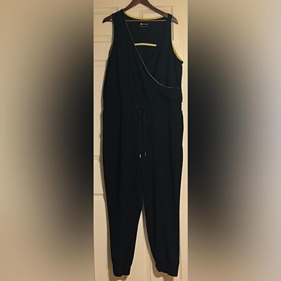 Pennington’s Active Zone 2X Lady’s Black Sleeveless Comfy Casual Stretchy Romper - Picture 9 of 9